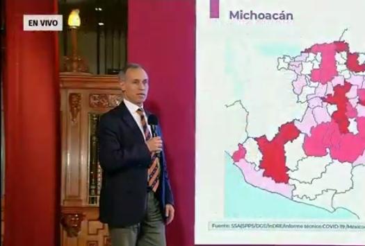 Reconoce Gatell, acciones de Michoacán contra Covid – 19