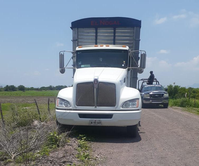 Recuperan SSP y GN vehículo con reporte de robo, en Buenavista