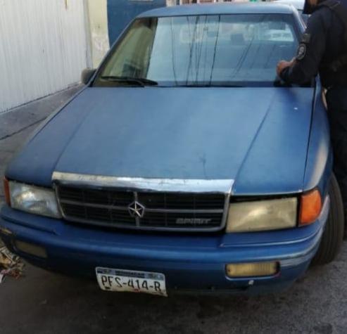 En patrullajes, localiza SSP vehículo con reporte de robo en Morelia