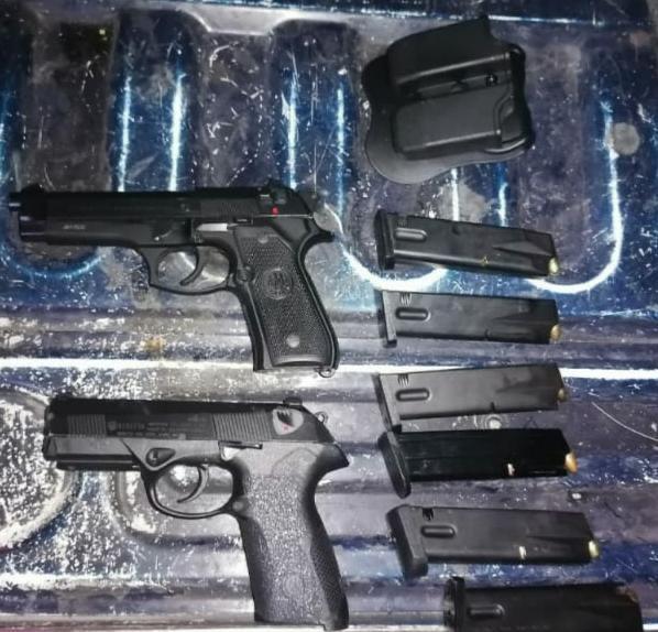En Zamora, detienen SSP, GN y Policía Municipal a 5 en posesión de armas de fuego, cartuchos y droga