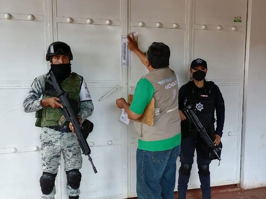 Suspenden Guardianes de la Salud tres establecimientos en Morelia