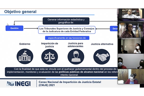 Contribuye Poder Judicial de Michoacán a la elaboración del Censo Nacional de Impartición de Justicia del INEGI