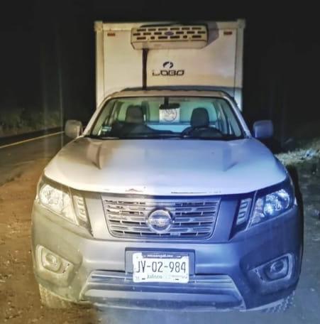 En Tingambato, recupera SSP camioneta con reporte de robo