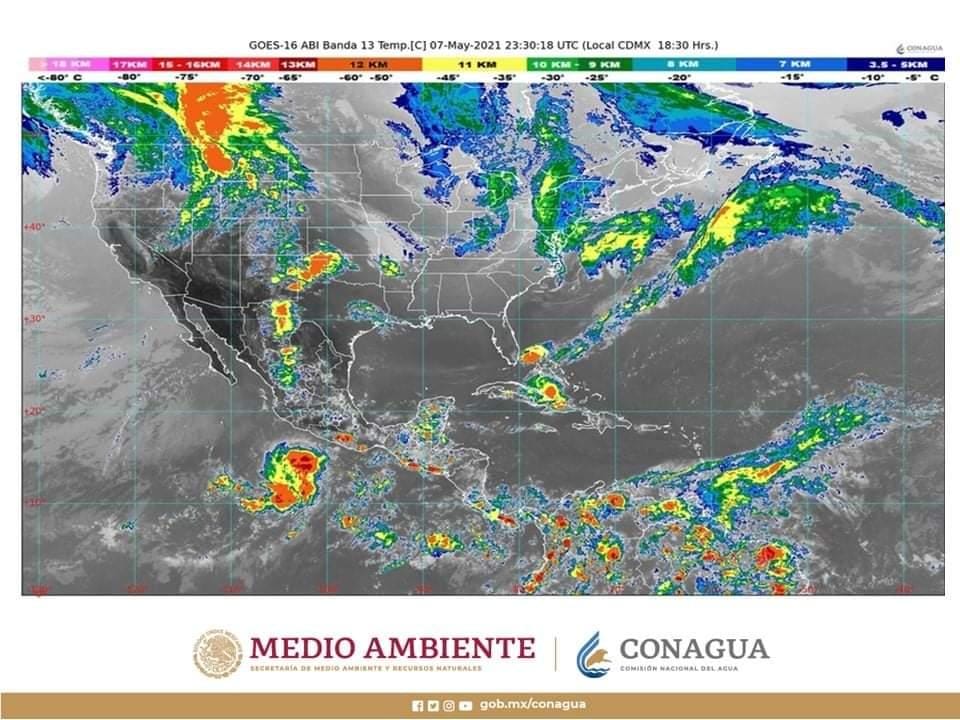 Se prevén 45 ciclones tropicales en la temporada 2021: Conagua