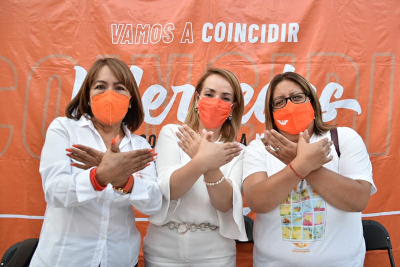 La fuerza del voto de las mujeres nos dará el triunfo: Mercedes Calderón.
