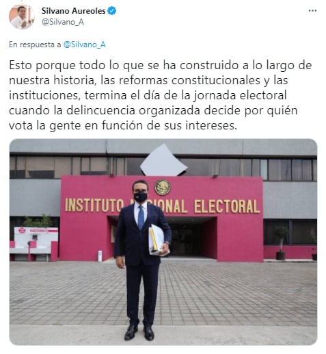 INE coincide en reformar elecciones para evitar injerencia del crimen: Silvano