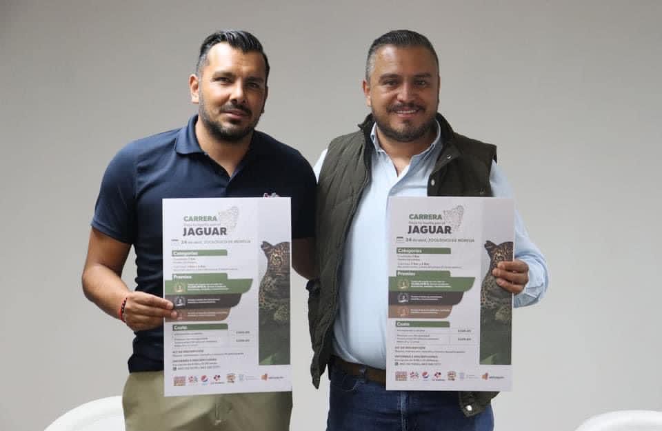 Zoológico de Morelia y Cecufid invitan a participar en la carrera “Deja Tu Huella por el Jaguar”