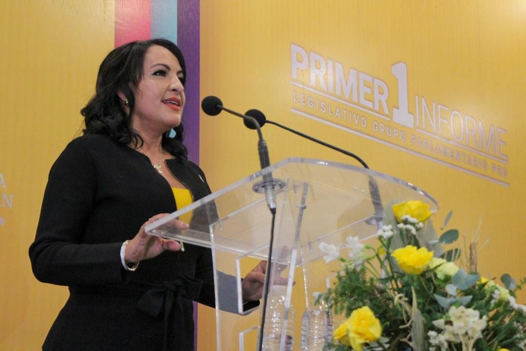 Presenta Lupita Díaz Chagolla su primer informe legislativo