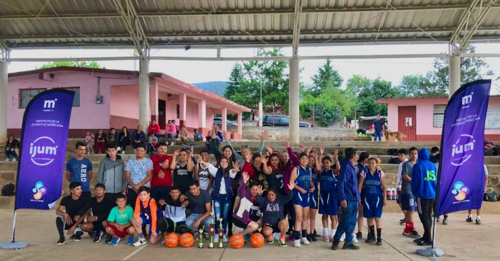 IJUM lleva a cabo Torneo de Básquetbol en Tiripetío