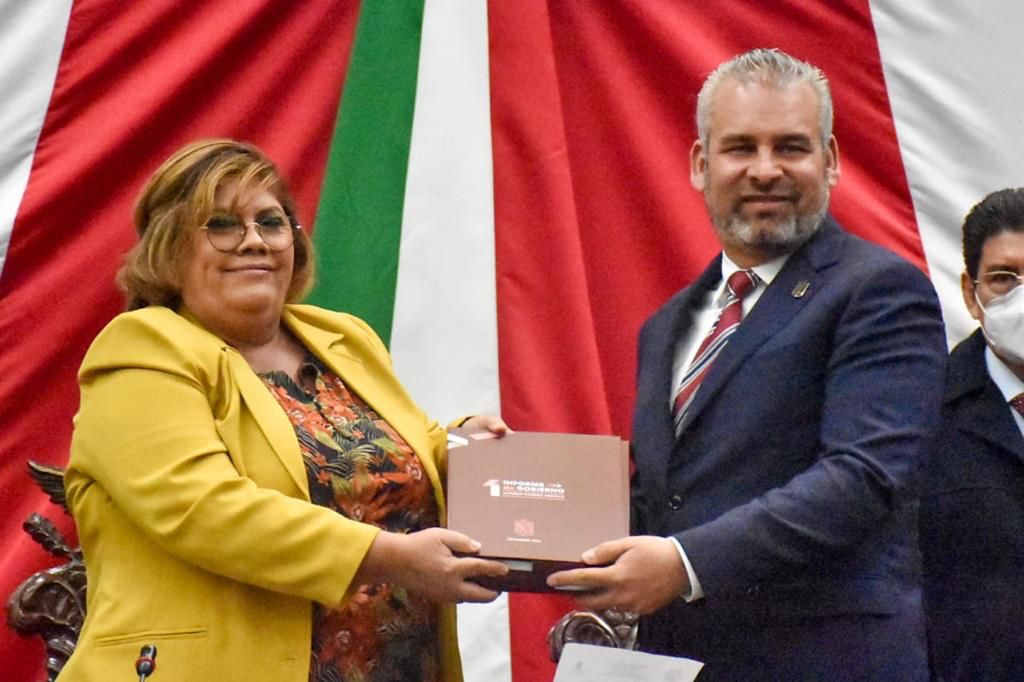 Recibe 75 Legislatura Primer Informe del titular del Poder Ejecutivo de Michoacán