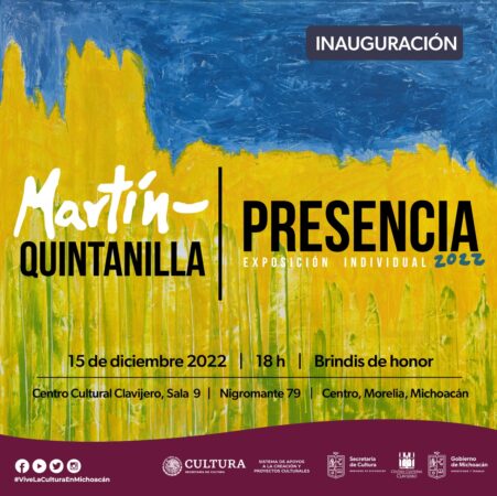 Centro Cultural Clavijero recibe la obra de Martín Quintanilla