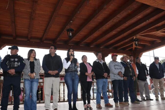 Instala Araceli Saucedo Reyes Comandancia de Seguridad Pública en Tenencia de Opopeo