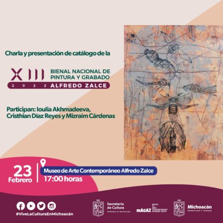 Presentará Secum catálogo Bienal Nacional de Pintura y Grabado “Alfredo Zalce”