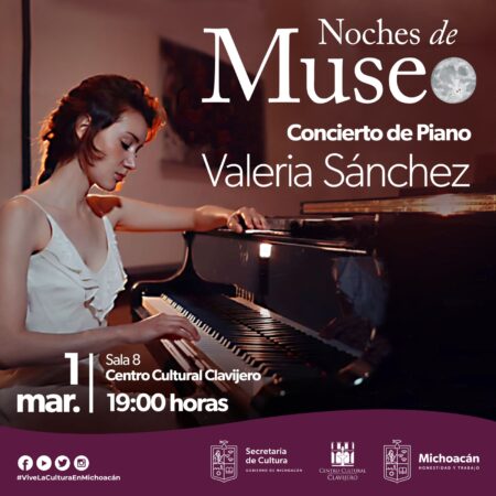 Noche de Museos presenta concierto de piano con obras de Chopin