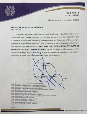 Elena María Mejía asume de manera provisional la dirección de la Facultad de Filosofía