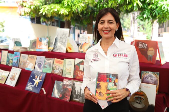 Más de 200 mil libros llegaron este 2023 a escuelas de Michoacán