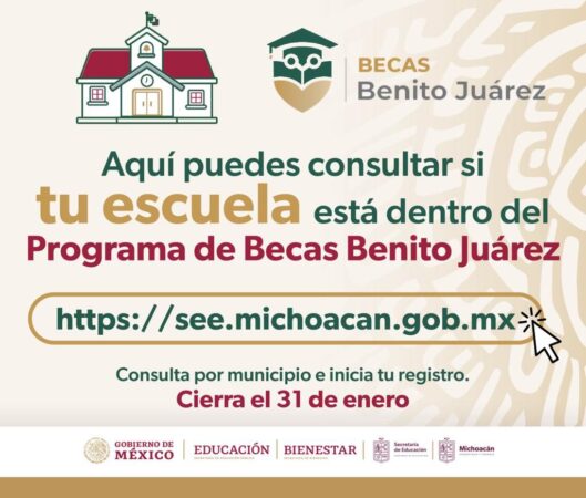Conoce las escuelas que participan con la beca Benito Juárez