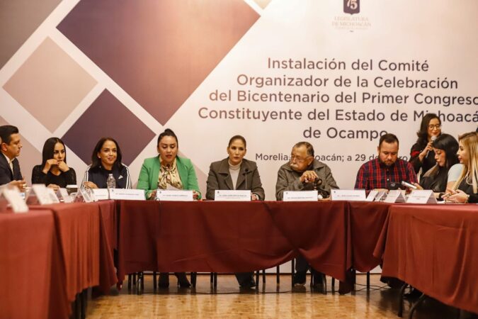 75 Legislatura instala Comité para el Bicentenario del Primer Congreso Constituyente de Michoacán