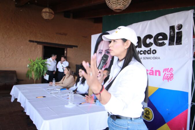 Por Michoacán y Tacámbaro ¡vamos por la construcción de una cultura de paz!: Araceli Saucedo