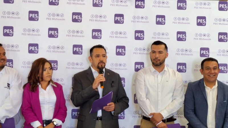 Designación de Gilberto Pizarro como precandidato del PES a la Presidencia Municipal de Morelia