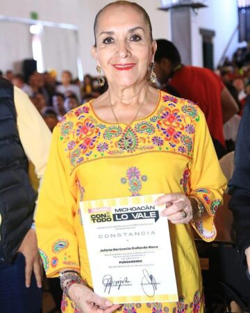 Formaliza Julieta Gallardo su registro como aspirante a la candidatura del Distrito de Puruándiro