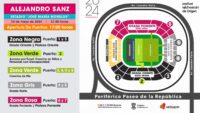 Aquí te decimos cómo ubicar tu zona para el concierto de Alejandro Sanz en el Estadio Morelos 