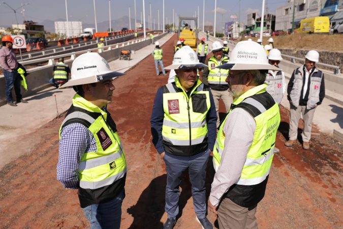 Puente norte del Paso Eréndira abrirá a la circulación antes de que termine febrero: Bedolla