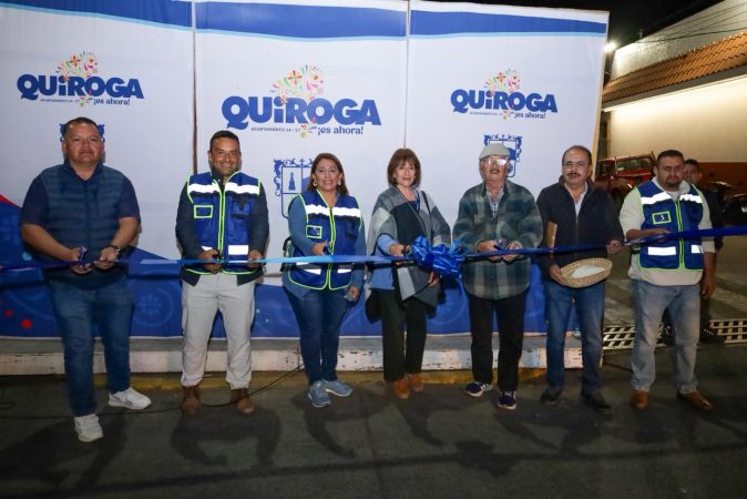 Quiroga avanza con más de 100 nuevas luminarias que brindan mayor seguridad a las familias