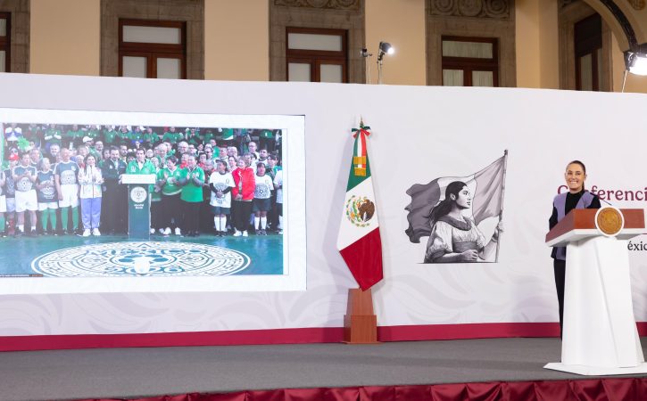 Presidenta Claudia Sheinbaum inaugura Torneo de Cascaritas y Dominadas del IMJUVE y  Mundialito IMSS “futbol sin correr#