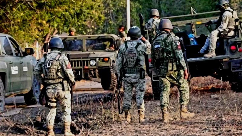 Dos criminales abatidos por Defensa durante enfrentamiento armado, en Apatzingán