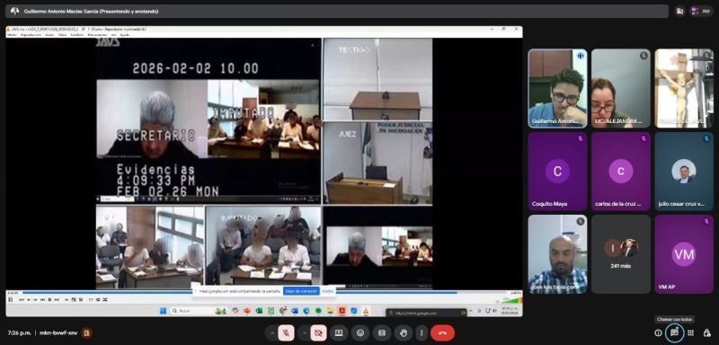Mantiene FGE actualización de su personal con taller sobre técnicas de litigación en juicio oral