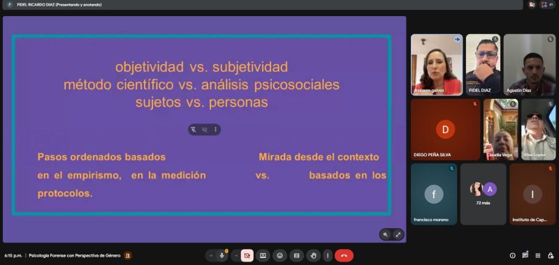 Impulsa Carlos Torres Piña la capacitación en psicología forense con perspectiva de género para personal de la FGE