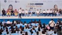 FGE realiza foro “Desconék-tate- Reconék-tate” en coordinación con la CEDH para fortalecer la prevención digital en Lázaro Cárdenas 