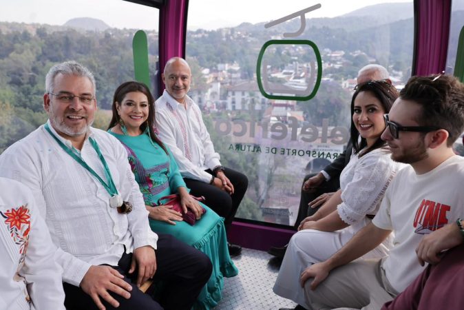 Uruapan vuela alto; inaugura Bedolla el primer teleférico de Michoacán