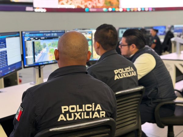SSP y Policía Auxiliar con vigilancia permanente en el teleférico de Uruapan