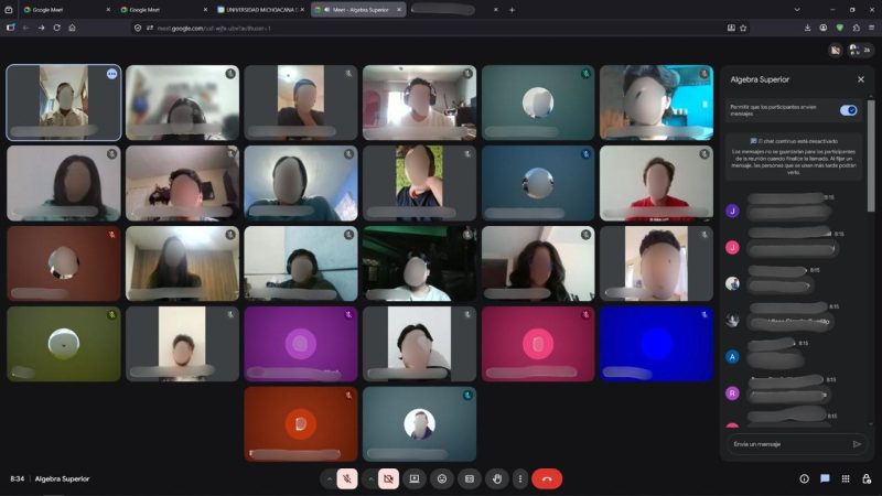 Sin contratiempo, actividades académicas en la UMSNH