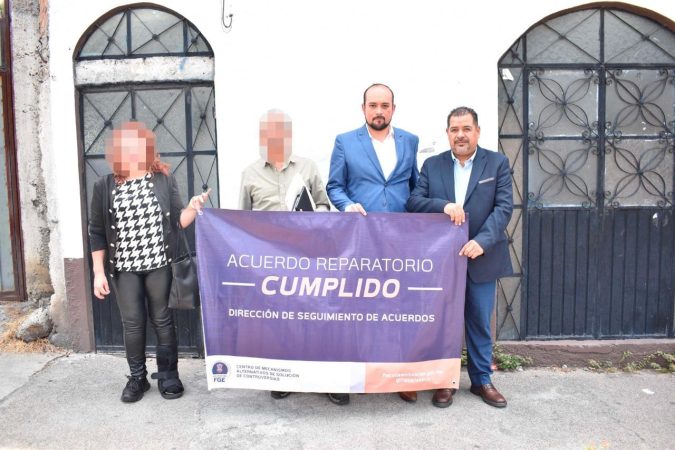 Acuerdo reparatorio permite a la Fiscalía General devolver inmueble a su dueño en Morelia