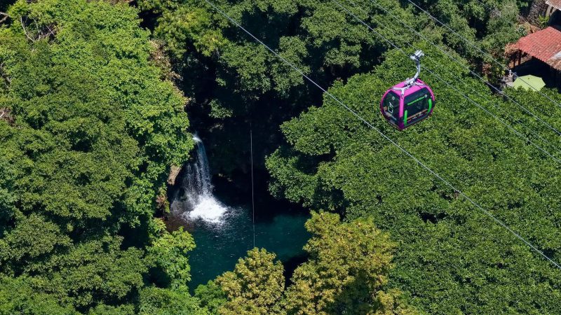 Con el teleférico de Uruapan, recorre desde el cielo los barrios históricos de la ciudad