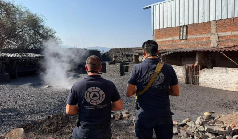 PC estatal atiende actividad hidrotermal registrada en Ixtlán