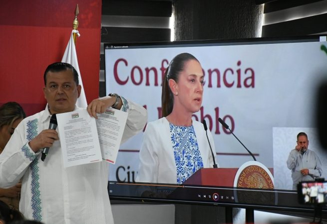 Miente la presidenta Sheinbaum cuando afirma que dan seguridad a personas en riesgo; solo protege a Rocha Moya