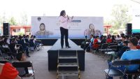 Carlos Torres Piña intensifica cruzada por la seguridad digital: más de mil 500 estudiantes en Tangamandapio se suman al llamado 