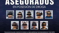 SSP asegura a 9 personas en posesión de 55 envoltorios con droga 