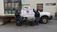 Asegura FGE motocicleta alterada y recupera vehículo con reporte de robo 