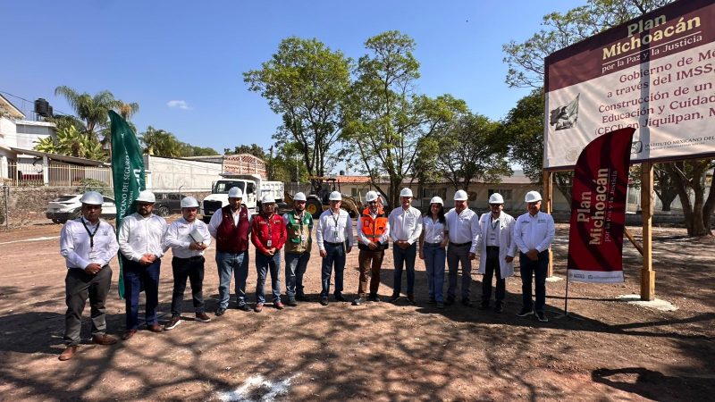 Arranca IMSS construcción de CECI en Michoacán