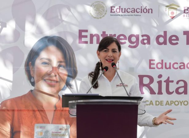 Beca Rita Cetina llega a más de 300 mil estudiantes de primaria: Gabriela Molina