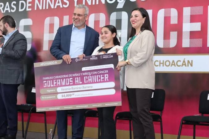 Michoacán cerca de lograr la atención al 100% de cáncer infantil
